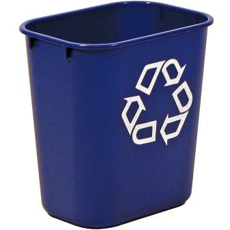 Rechthoekige afvalbak 12,9L