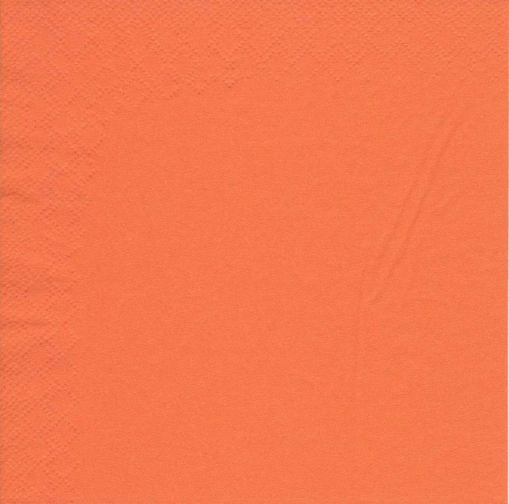 Tafelservetten Oranje 24cm, 33cm