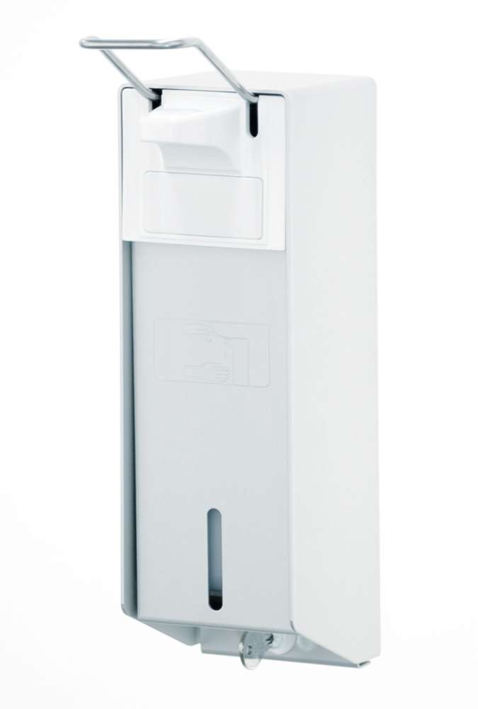 1000ml, aluminium wit met korte beugel