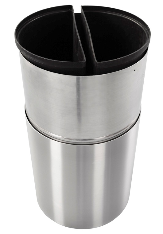 Design recycling afvalbak 120L. (2x60L.)