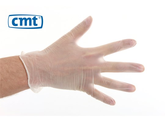 Vinyl handschoenen, wit
