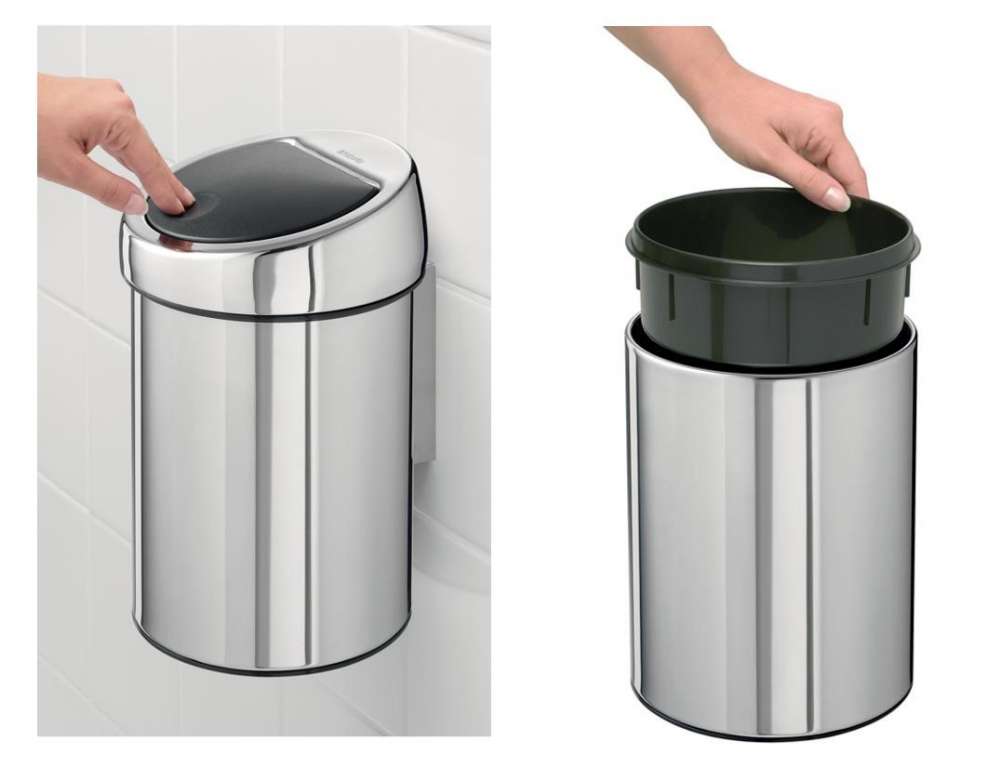 Touch bin Brabantia 3L.