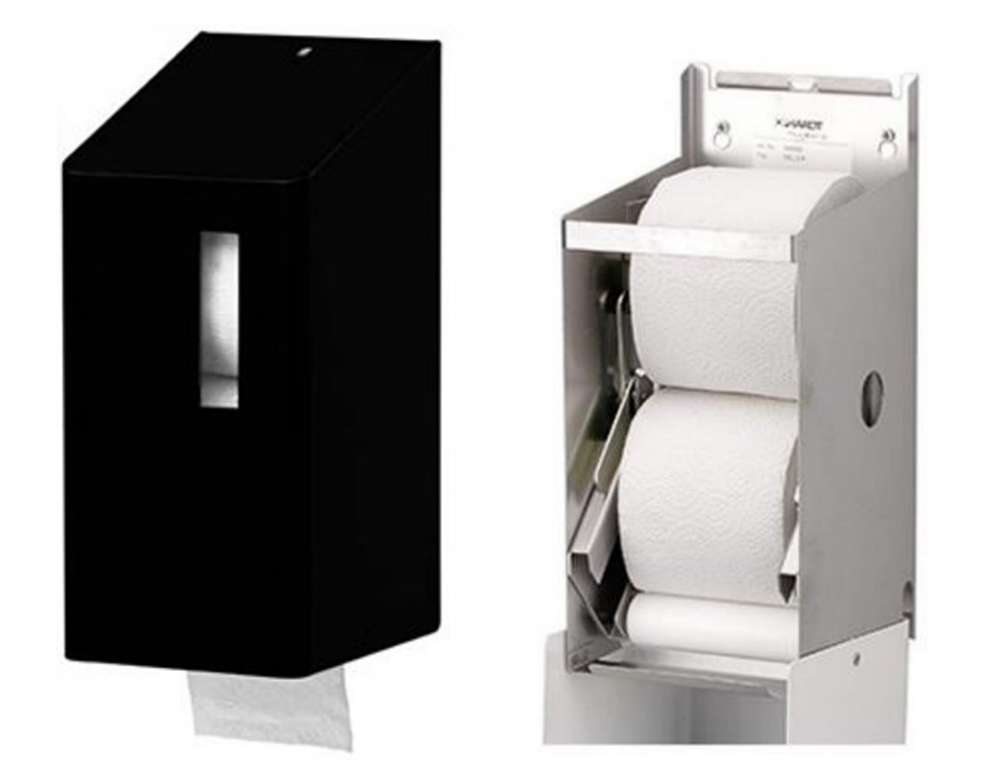 Santral Black - TRU2 Toiletrolhouder