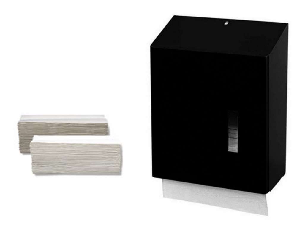 Santral Black HSU31 Vouwhanddoekdisp.