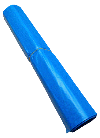 Afvalzakken 70x110cm, HDPE 25, blauw