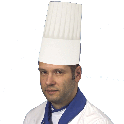 Koksmuts Burgund wit