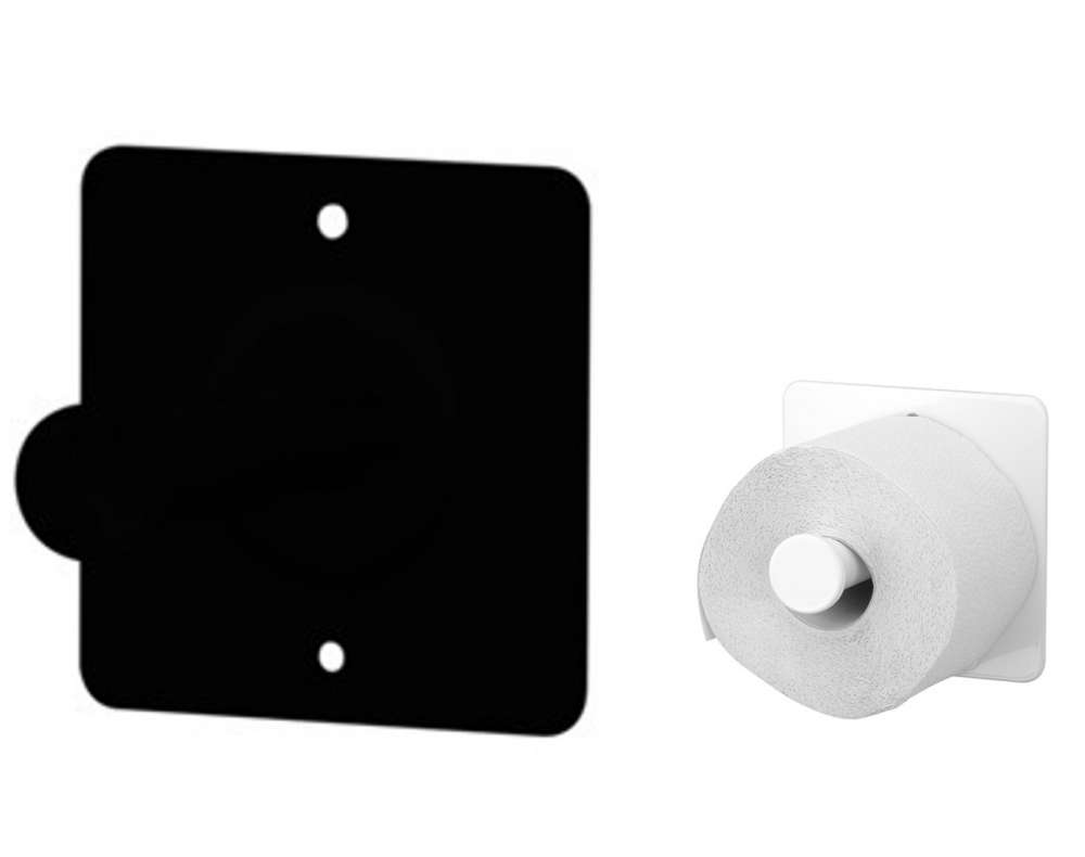 Santral Black - ERU Toiletrolhouder