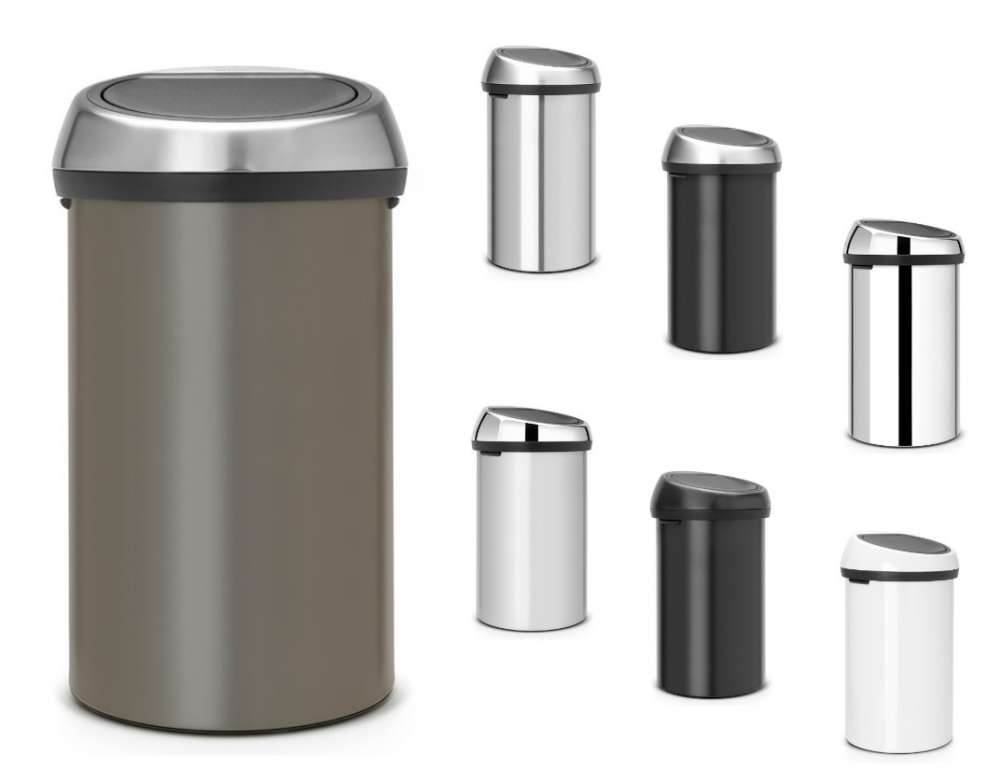 Touch bin Brabantia 60L.