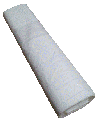 Afvalzakken 50x55cm, HDPE 20, wit