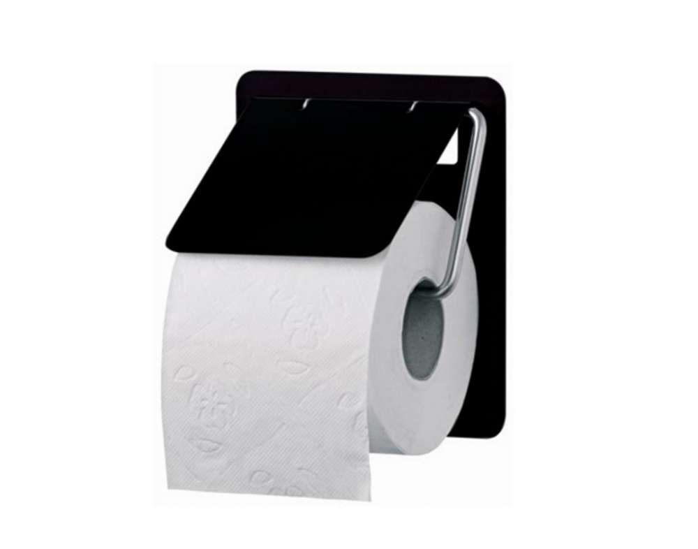Santral Black - TRU1 Toiletrolbeugel