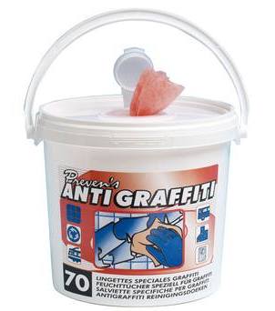 Anti-graffiti doekjes