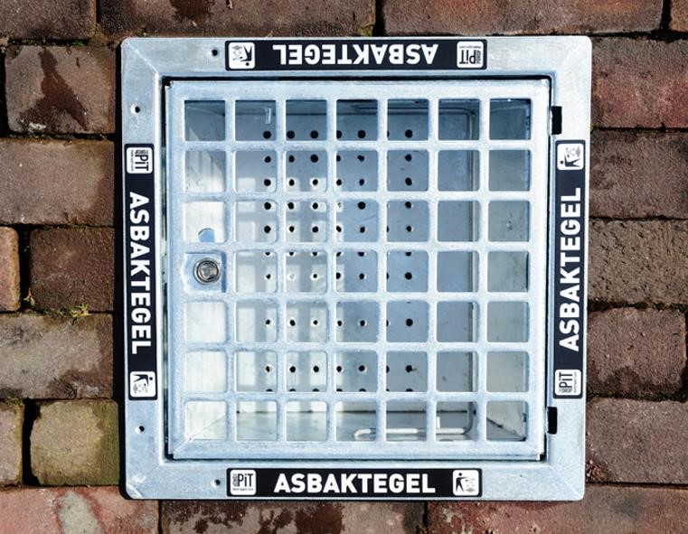 Asbak DropPit Basic 34x34cm