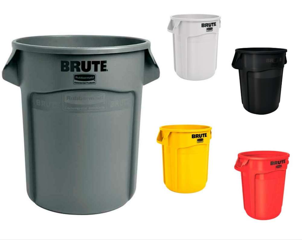 Ronde Brute containers 166L.