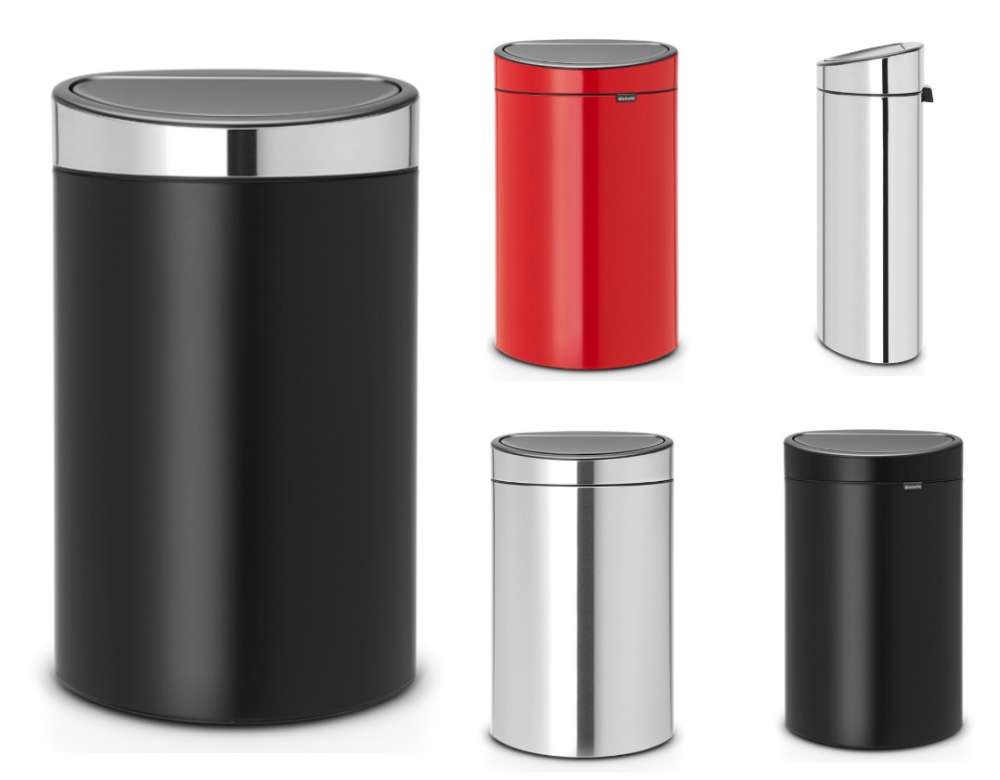 Touch bin Brabantia 40L.