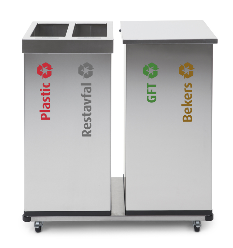 Carro-Lift Recycling 105L. (2x52,5L.)