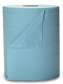 Poetsrol 2-laags, blauw