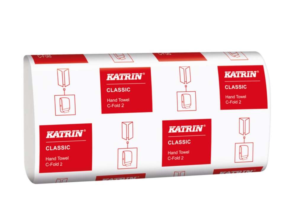 Doekjes Katrin C-vouw 2-laags wit