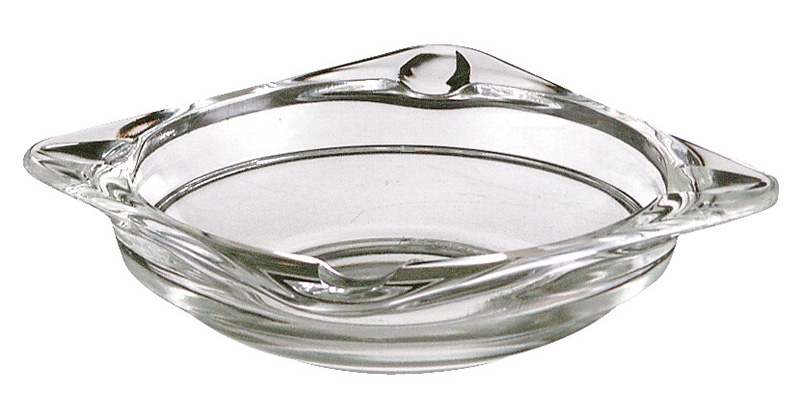 Tafelasbak in glas Ø 12cm