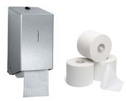 Toiletrolhouder C&C CT-Matic, rvs
