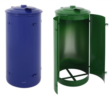 Afvalzakhouder 120L.
