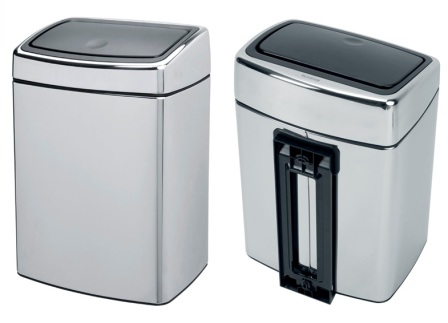 Touch bin Brabantia 10L.