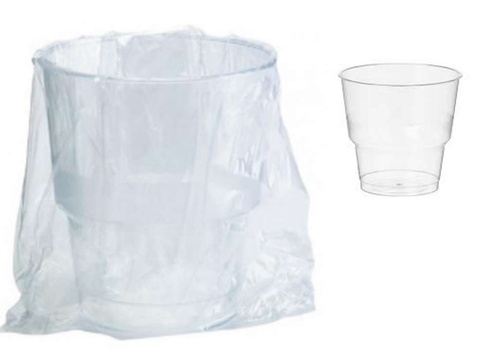 Bekertjes individueel verpakt, 0,2L.