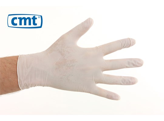 Nitril handschoenen, wit, poedervrij