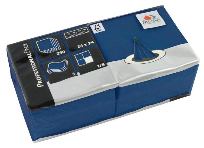 Tafelservetten Blauw 24cm, 33cm, 40cm