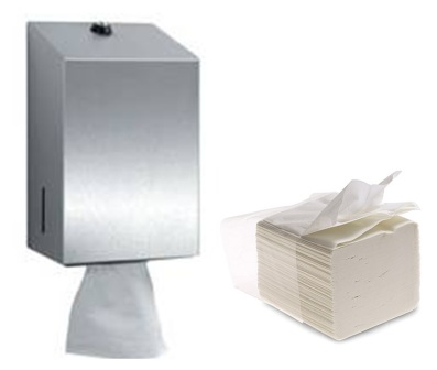 Toiletpapierhouder C&C Bulk-Pack, rvs