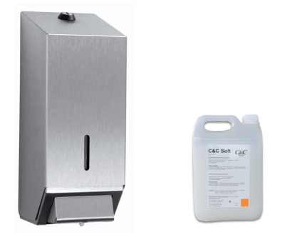 Zeepdispenser C&C CZ 1000ml, rvs