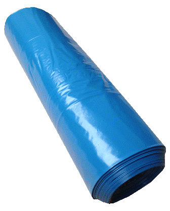Afvalzak 115x140cm, LDPE 70, blauw