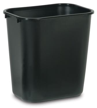 Rechthoekige afvalbak 26,6L