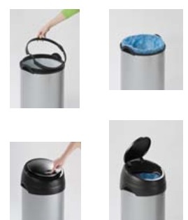 Touch bin 40L. - 60L.