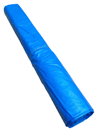 Afvalzakken 58x100cm HDPE 23, blauw