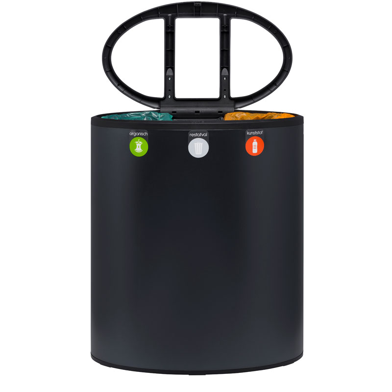 Binc 3, open deksel 50L. (15L+20L+15L.)