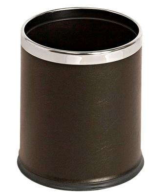 Dubbelwandige papierbak Leatherlook