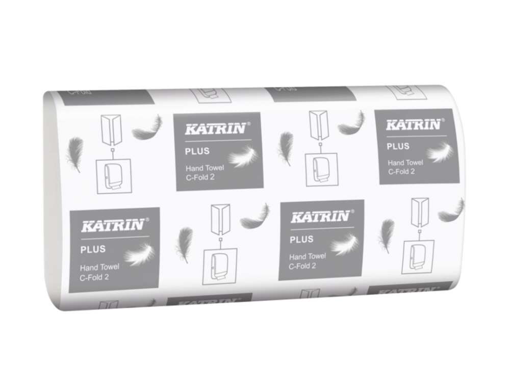 Doekjes Katrin Plus - C-vouw - 2L. hoogwit
