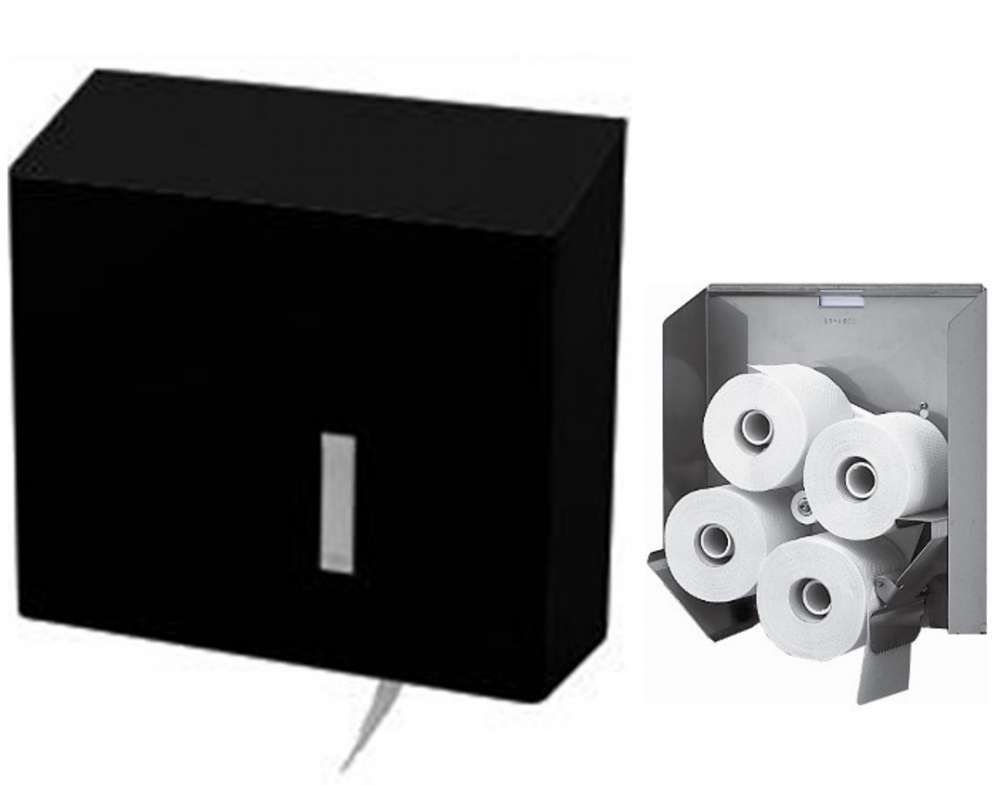 Santral Black - MRU Toiletrolhouder