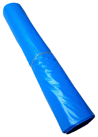 Afvalzakken 80x110cm HDPE 25, blauw