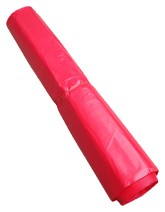 Afvalzakken 58x100cm HDPE 23, rood