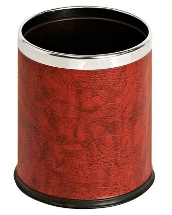 Dubbelwandige papierbak Leatherlook