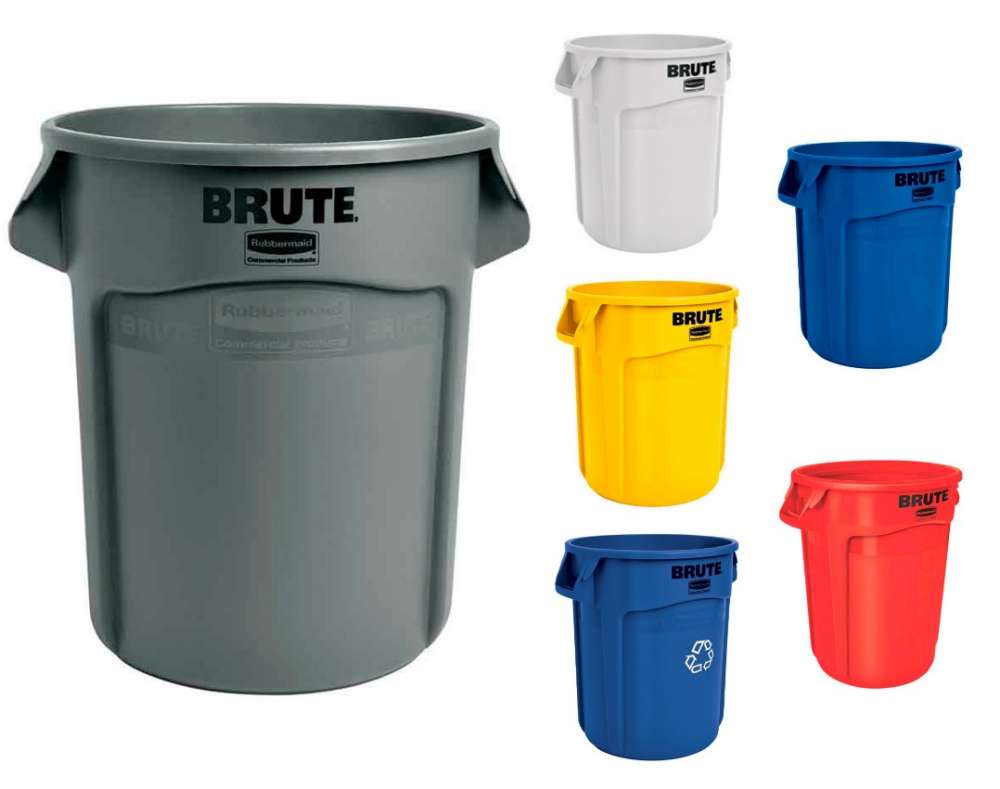 Ronde Brute containers 121L.